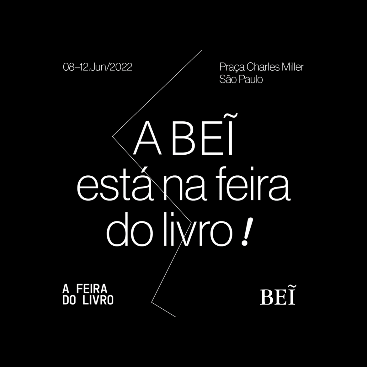 BEĨ na A Feira do Livro