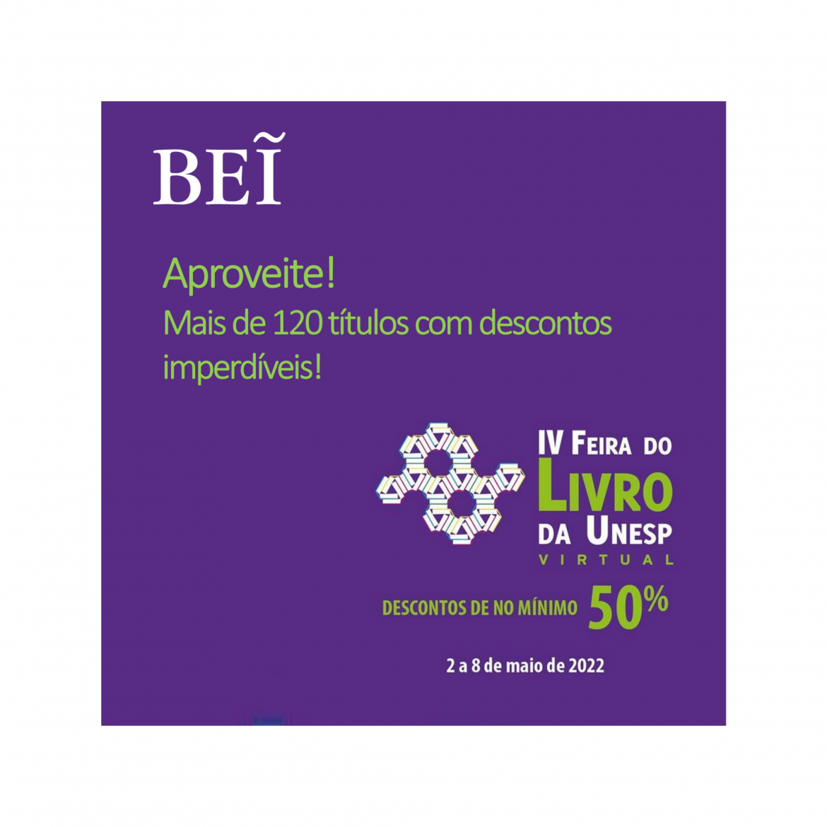 BEĨ na IV Feira do Livro da Unesp