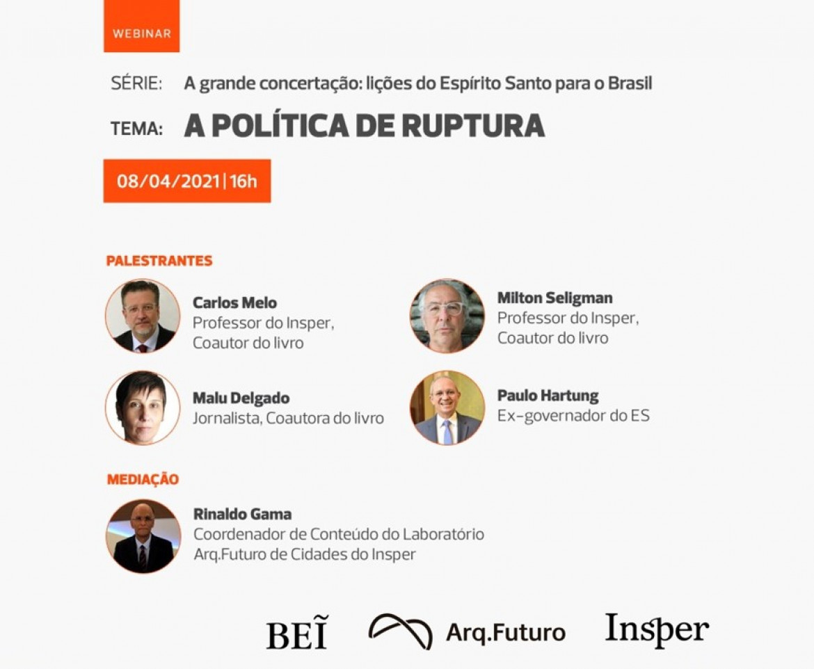 WEBINAR | A POLÍTICA DE RUPTURA
